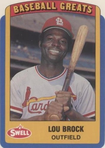 1990 Swell Baseball Greats - Lou Brock #71