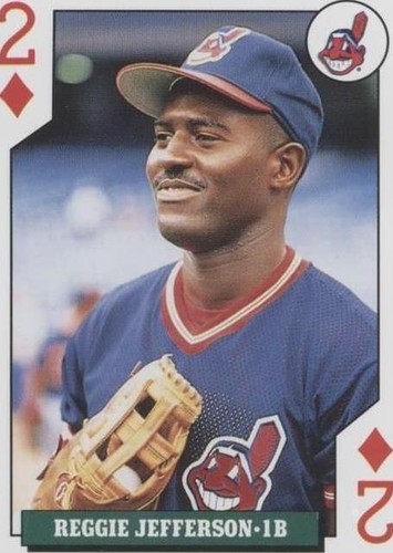 1992 Bicycle Baseball Rookies Playing Cards - Reggie Jefferson #2D