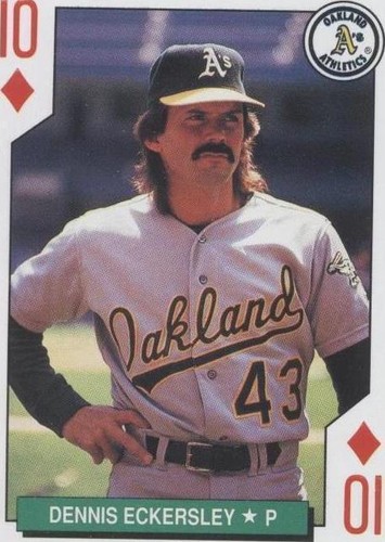 1991 U.S. Playing Cards Major League All-Stars - Dennis Eckersley #10D
