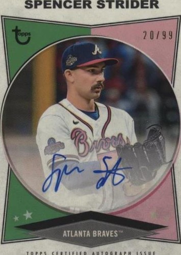 SPENCER STRIDER 2023 TOPPS ALL ACES-BLACK #AA27 35/299 PSA