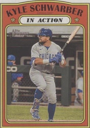 2021 Topps Heritage - Kyle Schwarber #140