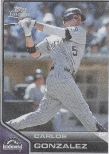 2011 Topps Lineage - Carlos Gonzalez #TCS25