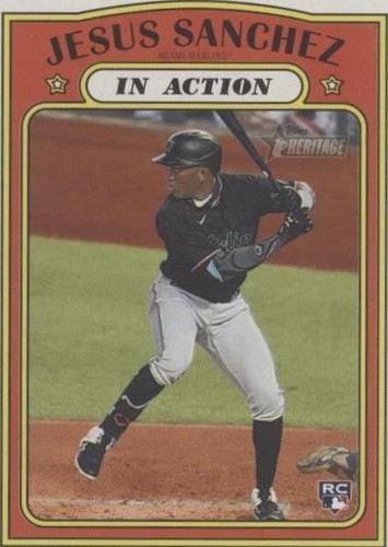 2021 Topps Heritage - Jesus Sanchez #312