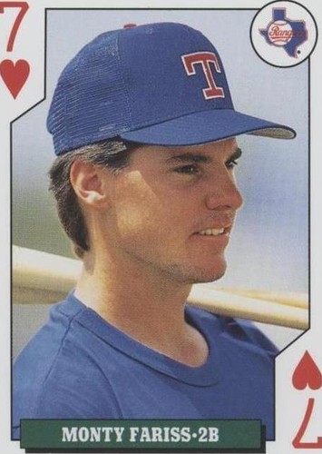 1992 Bicycle Baseball Rookies Playing Cards - Monty Fariss #7H