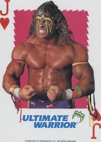 1991 U.S. Playing Card WWF - Ultimate Warrior #JH