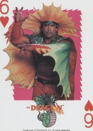 1991 U.S. Playing Card WWF - Ricky "The Dragon" Steamboat #6H