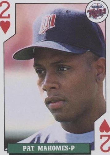 1992 Bicycle Baseball Rookies Playing Cards - Pat Mahomes #2H
