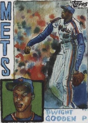 2024 Topps Spotlight by Andy Friedman - Dwight Gooden #82