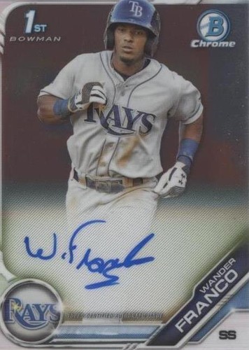 WANDER FRANCO 2019 Bowman Draft Paper SKY BLUE Parallel
