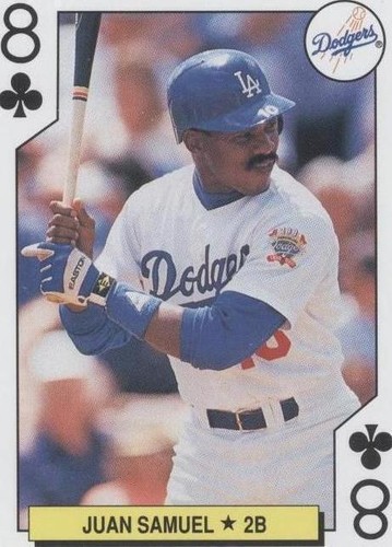 1991 U.S. Playing Cards Major League All-Stars - Juan Samuel #8C