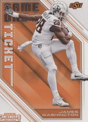 2018 Panini Contenders Draft Picks James Washington #8
