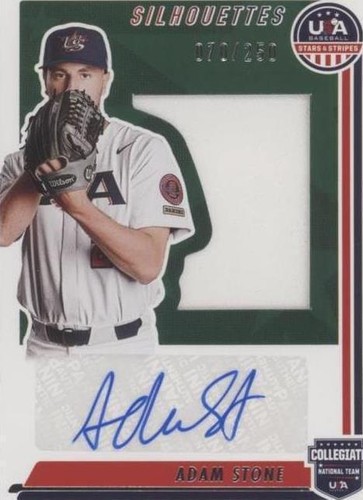 2022 Panini USA Baseball Stars & Stripes - Adam Stone #SIL-AS