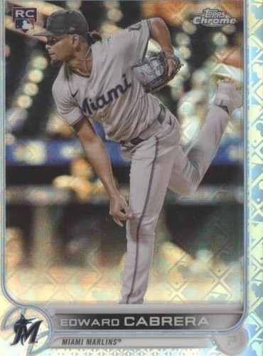 2022 Topps Chrome Logofractor Edition - Edward Cabrera #88