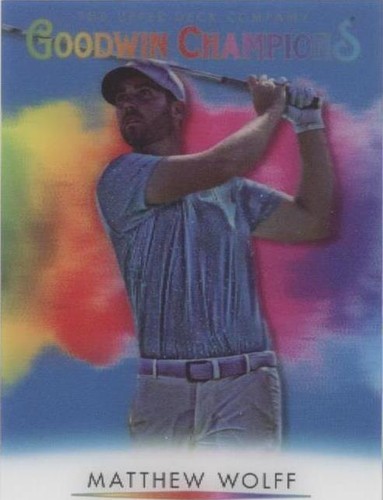 2021 Upper Deck Goodwin Champions Bounty - Matthew Wolff #LS-MW