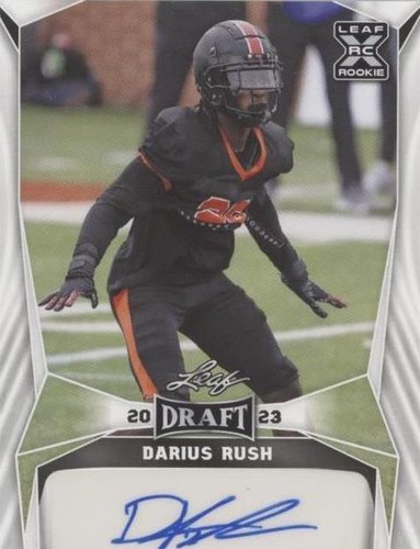 2023 Leaf Draft Darius Rush #BA-DR1