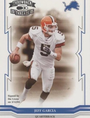 2005 Donruss Throwback Threads Jeff Garcia #33