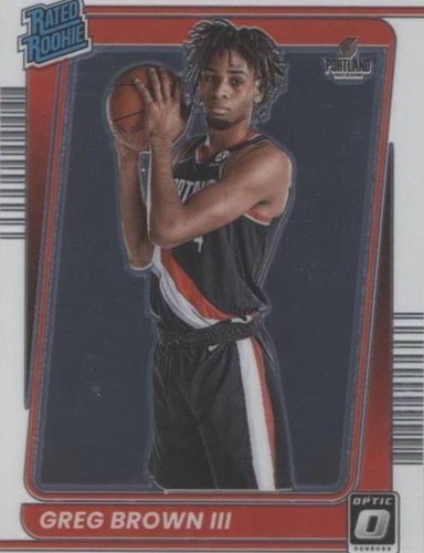 2021-22 Panini Donruss Optic - Greg Brown III #195