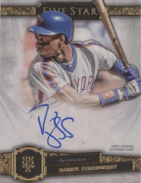 2021 Topps Five Star - Darryl Strawberry #FSA-DSE