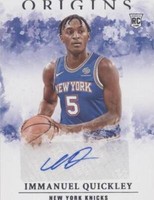2020-21 Panini Origins - Immanuel Quickley #RA-QUI