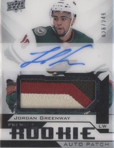 2018-19 Upper Deck Premier - Jordan Greenway #AR-JG