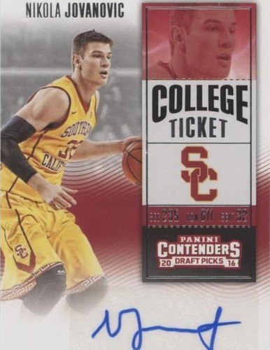 2016-17 Panini Contenders Draft Picks - Nikola Jovanovic #181