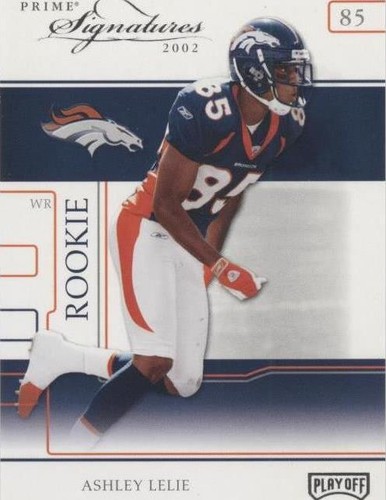 2002 Playoff Prime Signatures Ashley Lelie #86