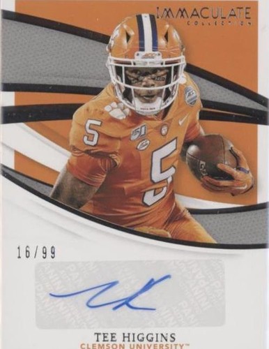 2021 Panini Immaculate Collection Collegiate Tee Higgins #II-TH