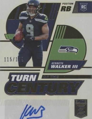 2022 Panini Donruss Elite Kenneth Walker III #TC-18