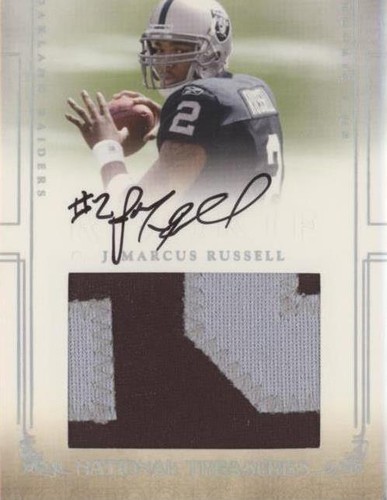 2007 Playoff National Treasures JaMarcus Russell #115