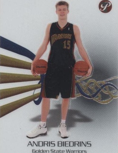 2004-05 Topps Pristine - Andris Biedrins #182