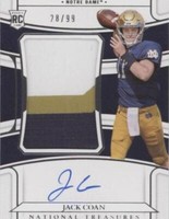 2022 Panini National Treasures Collegiate Jack Coan #89