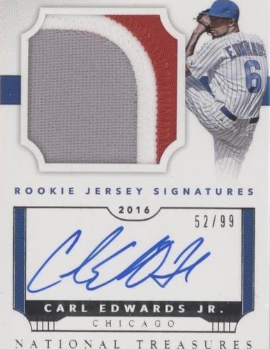 2016 Panini National Treasures - Carl Edwards Jr. #RJSV-CE