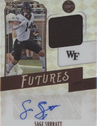 2021 Panini Legacy Sage Surratt #FP-SS