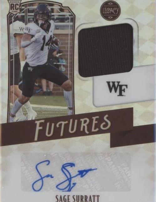 2021 Panini Legacy Sage Surratt #FP-SS