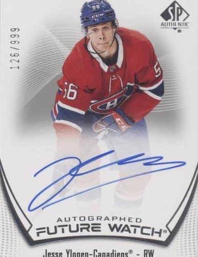 2021-22 SP Authentic - Jesse Ylonen #134