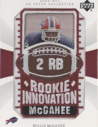 2003 Upper Deck UD Patch Collection Willis McGahee #137
