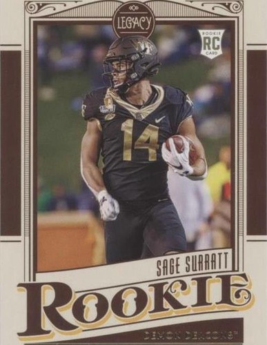 2021 Panini Legacy Sage Surratt #156