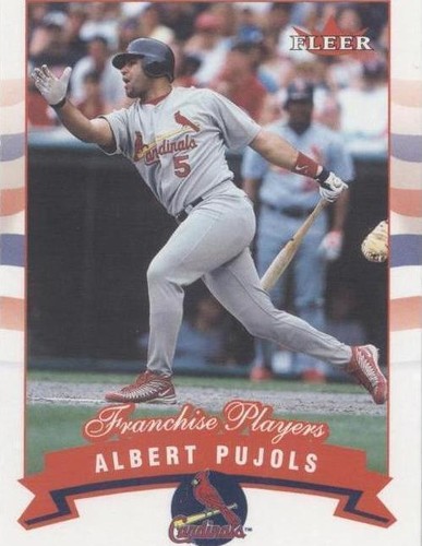 2002 Albert Pujols Fleer Genuine Leaders #7 Free Shipping (B