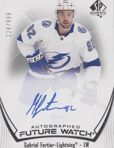 2021-22 SP Authentic - Gabriel Fortier #175