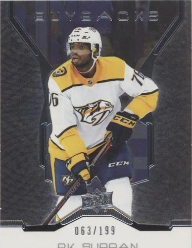 2019-20 Upper Deck Buybacks - P. K. Subban #11
