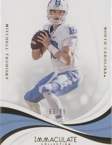 2019 Panini Immaculate Collection Collegiate Mitchell Trubisky #3