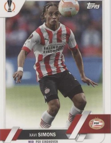 Xavi Simons 2024-25 Topps Chrome UEFA GOLAZO REFRACTOR #GZ