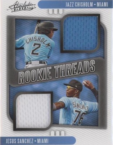 2021 Panini Absolute - Jazz Chisholm Jesus Sanchez #RTD-JC