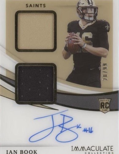 2021 Panini Immaculate Collection Ian Book #ISP-IB