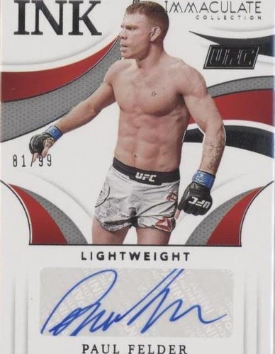 2021 Panini Immaculate Collection UFC - Paul Felder #II-PFD
