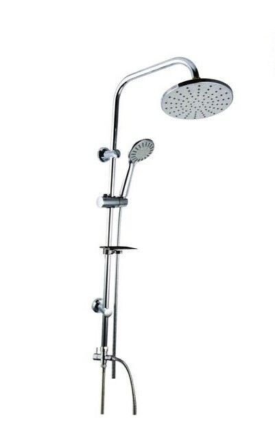 Bagno Colonna Doccia Saliscendi Miscelatore Cromato Rubinetto Soffione 69125 dfh