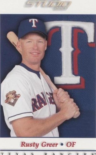 2001 Donruss Studio - Rusty Greer #89