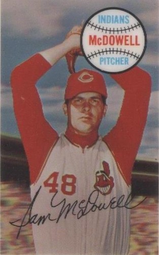 1970 Kellogg's 3-D Super Stars - Sam McDowell #50