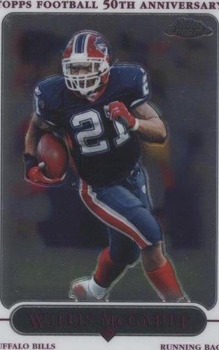 2005 Topps Chrome Willis McGahee #13