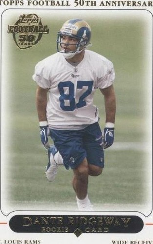 2005 Topps Dante Ridgeway #372